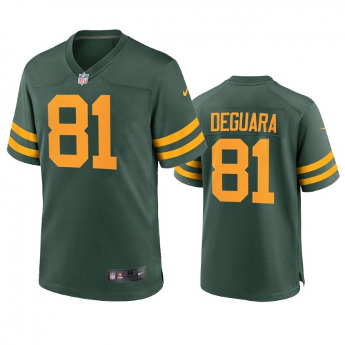Green Bay Green Bay Packers #81 Josiah Deguara Men's Alternate Game Player Jersey - Green Men's cheap jerseys for sale - CheapJerseys.Shop