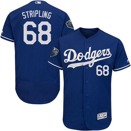 Los Angeles Dodgers #68 Ross Stripling Blue Flexbase Authentic Collection 2018 World Series Stitched Jersey Men's cheap jerseys for sale - CheapJerseys.Shop