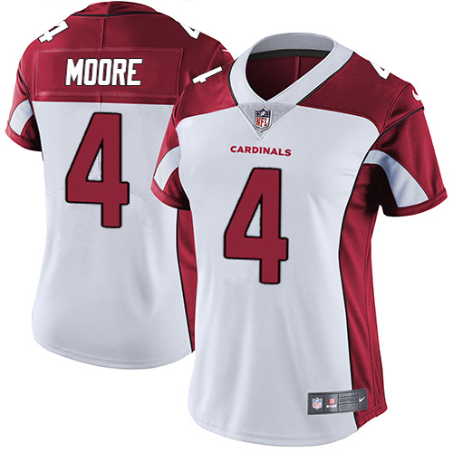 Cardinals #4 Rondale Moore White Women's Stitched Vapor Untouchable Limited Jersey cheap jerseys for sale - CheapJerseys.Shop