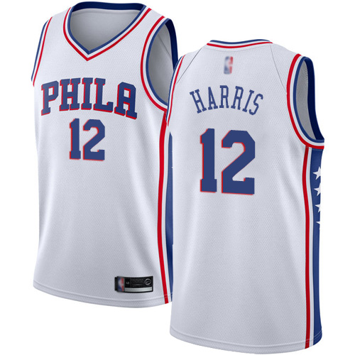 Philadelphia 76ers #12 Tobias Harris White Womens Swingman Association Edition Jersey Womens cheap jerseys for sale - CheapJerseys.Shop