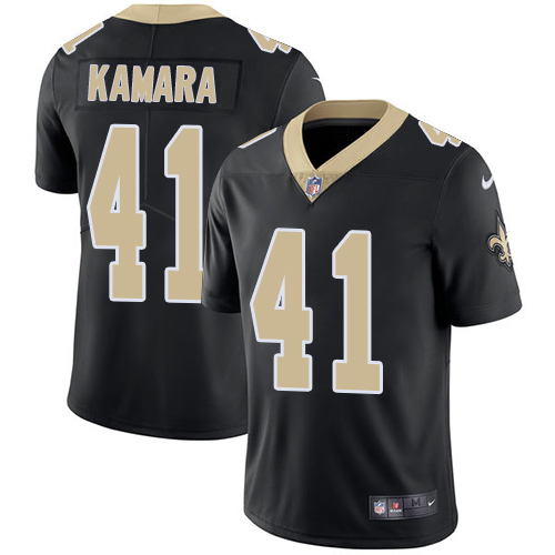 Saints #41 Alvin Kamara Black Team Color Men's Stitched Vapor Untouchable Limited Jersey cheap jerseys for sale - CheapJerseys.Shop