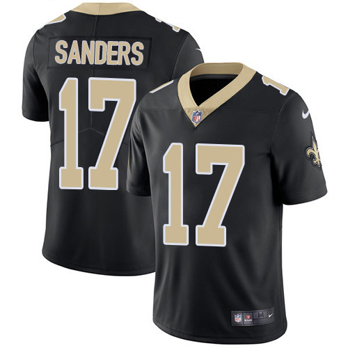 New Orleans Saints #17 Emmanuel Sanders Black Team Color Men's Stitched Vapor Untouchable Limited Jersey Men's cheap jerseys for sale - CheapJerseys.Shop