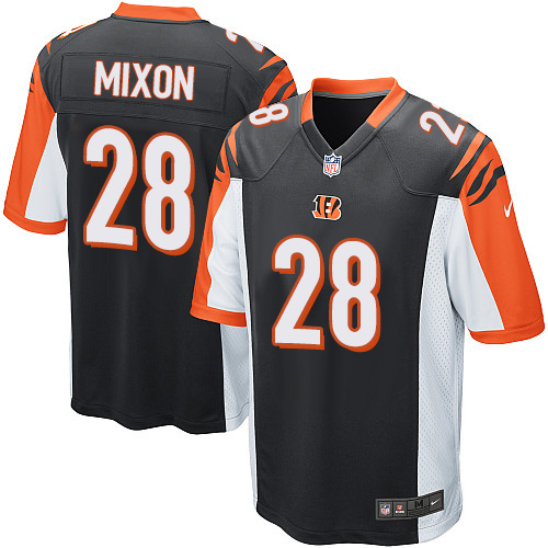 Bengals #28 Joe Mixon Black Team Color Youth Stitched Elite Jersey cheap jerseys for sale - CheapJerseys.Shop