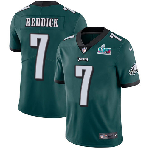 Youth Eagles #7 Haason Reddick Green Team Color Super Bowl LVII Patch Stitched Vapor Untouchable Limited Jersey cheap jerseys for sale - CheapJerseys.Shop