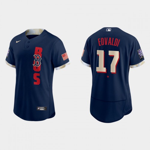 Boston Boston Red Sox #17 Mathan Eovaldi 2021 All Star Game Authentic Navy Jersey Men's cheap jerseys for sale - CheapJerseys.Shop