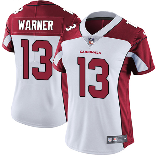 Cardinals #13 Kurt Warner White Women's Stitched Vapor Untouchable Limited Jersey cheap jerseys for sale - CheapJerseys.Shop