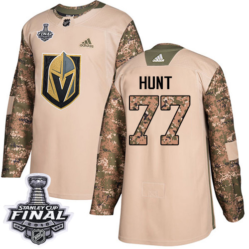 Golden Vegas Golden Knights #77 Brad Hunt Camo Authentic 2017 Veterans Day 2018 Stanley Cup Final Stitched Youth Jersey Youth cheap jerseys for sale - CheapJerseys.Shop