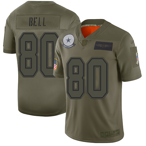 Dallas Cowboys #80 Blake Bell Camo Men's Stitched Limited 2019 Salute To Service Jersey Men's cheap jerseys for sale - CheapJerseys.Shop