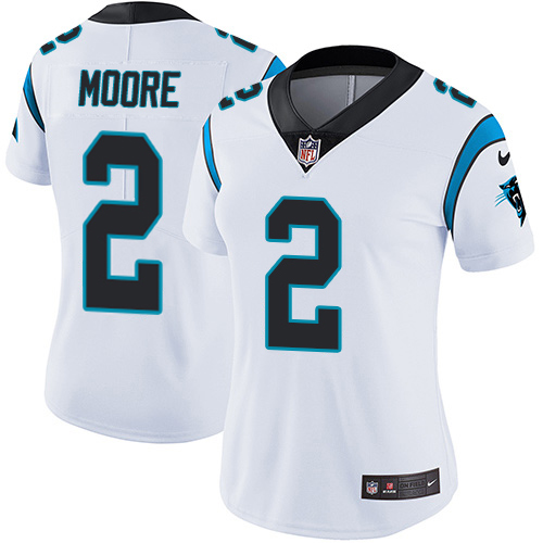 Panthers #2 DJ Moore White Women's Stitched Vapor Untouchable Limited Jersey cheap jerseys for sale - CheapJerseys.Shop