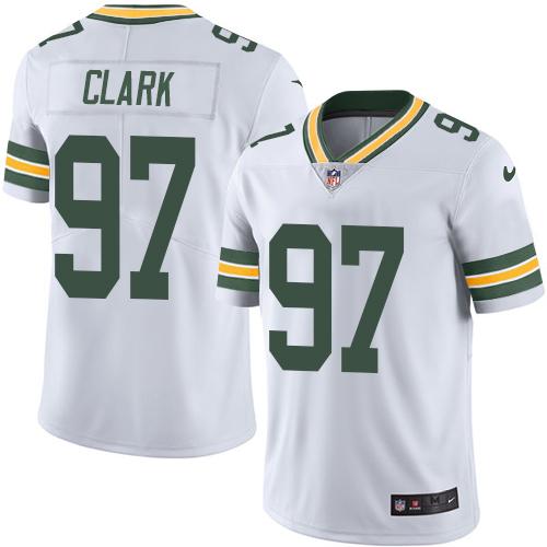 Green Bay Packers #97 Kenny Clark White Men's Stitched Vapor Untouchable Limited Jersey Men's cheap jerseys for sale - CheapJerseys.Shop