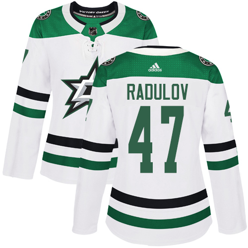Dallas Stars #47 Alexander Radulov White Road Authentic Women's Stitched Jersey Womens cheap jerseys for sale - CheapJerseys.Shop