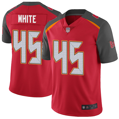 Buccaneers #45 Devin White Red Team Color Youth Stitched Vapor Untouchable Limited Jersey cheap jerseys for sale - CheapJerseys.Shop