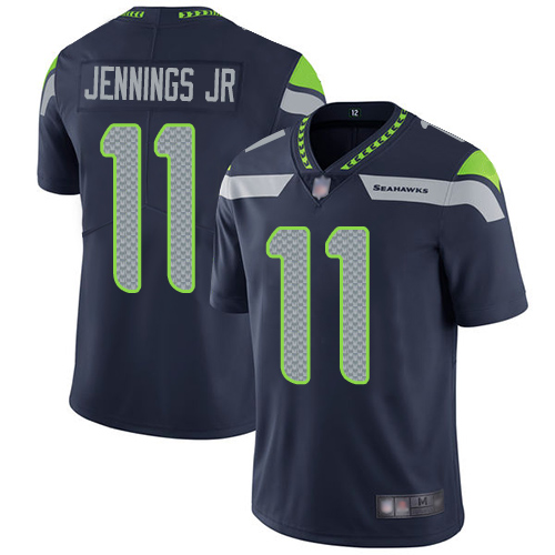 Seattle Seahawks #11 Gary Jennings Jr. Steel Blue Team Color Men's Stitched Vapor Untouchable Limited Jersey Men's cheap jerseys for sale - CheapJerseys.Shop