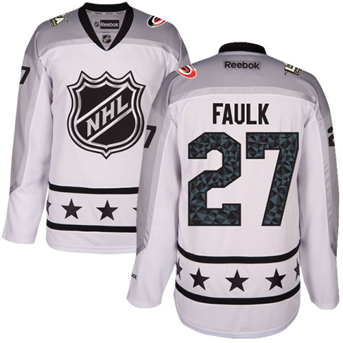 Carolina Hurricanes #27 Justin Faulk White 2017 All-Star Metropolitan Division Stitched Youth Jersey Youth cheap jerseys for sale - CheapJerseys.Shop