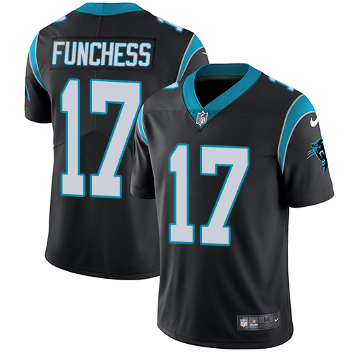 Carolina Panthers #17 Devin Funchess Black Team Color Men's Stitched Vapor Untouchable Limited Jersey Men's cheap jerseys for sale - CheapJerseys.Shop
