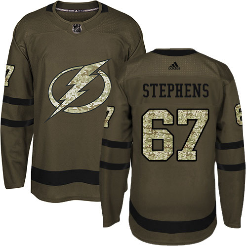 Tampa Bay Lightning #67 Mitchell Stephens Green Salute to Service Stitched Jersey Men's cheap jerseys for sale - CheapJerseys.Shop