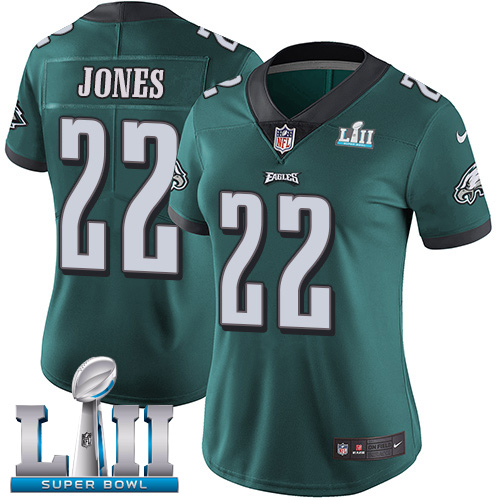 Philadelphia Eagles #22 Sidney Jones Midnight Green Team Color Super Bowl LII Women's Stitched Vapor Untouchable Limited Jersey Womens cheap jerseys for sale - CheapJerseys.Shop