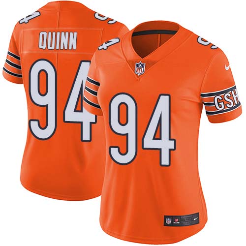 Chicago Bears #94 Robert Quinn Orange Women's Stitched Limited Rush Jersey Womens cheap jerseys for sale - CheapJerseys.Shop