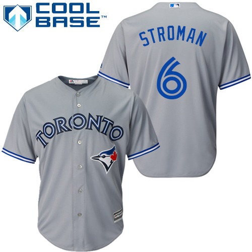 Toronto Blue Jays #6 Marcus Stroman Grey Cool Base Stitched Youth Jersey Youth cheap jerseys for sale - CheapJerseys.Shop
