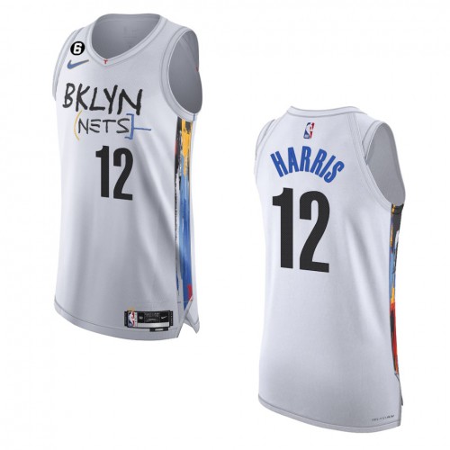 Brooklyn Brooklyn Nets #12 Joe Harris White 2022-23 Authentic Jersey - City Edition Mens cheap jerseys for sale - CheapJerseys.Shop