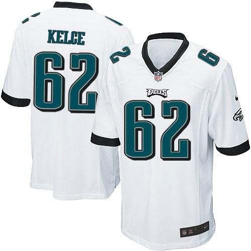 Eagles #62 Jason Kelce White Youth Stitched New Elite Jersey cheap jerseys for sale - CheapJerseys.Shop