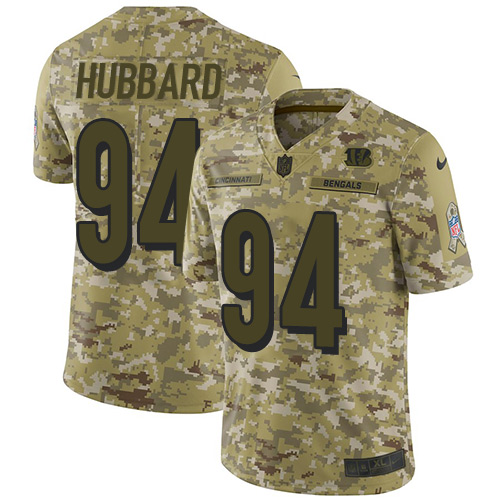 Bengals #94 Sam Hubbard Camo Men's Stitched Limited 2018 Salute To Service Jersey cheap jerseys for sale - CheapJerseys.Shop