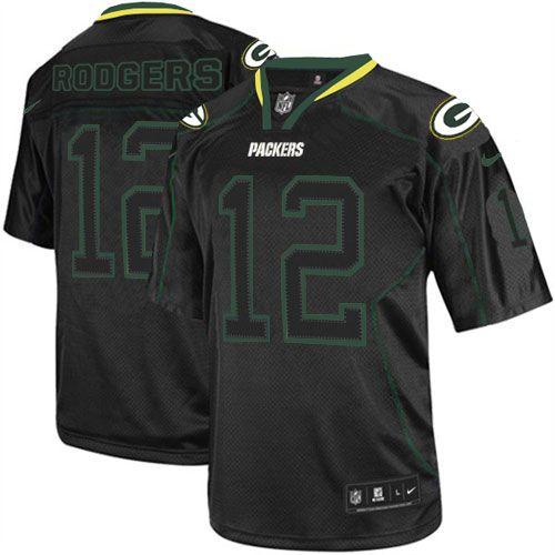 Packers #12 Aaron Rodgers Lights Out Black Youth Stitched Elite Jersey cheap jerseys for sale - CheapJerseys.Shop