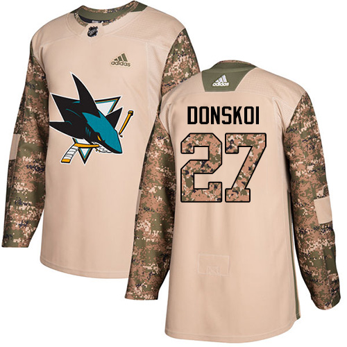 San Jose Sharks #27 Joonas Donskoi Camo Authentic 2017 Veterans Day Stitched Jersey Men's cheap jerseys for sale - CheapJerseys.Shop
