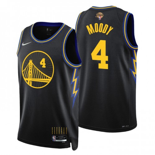 Golden State Golden State Warriors #4 Moses Moody Youth Black Swingman 2022 Finals City Edition Jersey Youth cheap jerseys for sale - CheapJerseys.Shop
