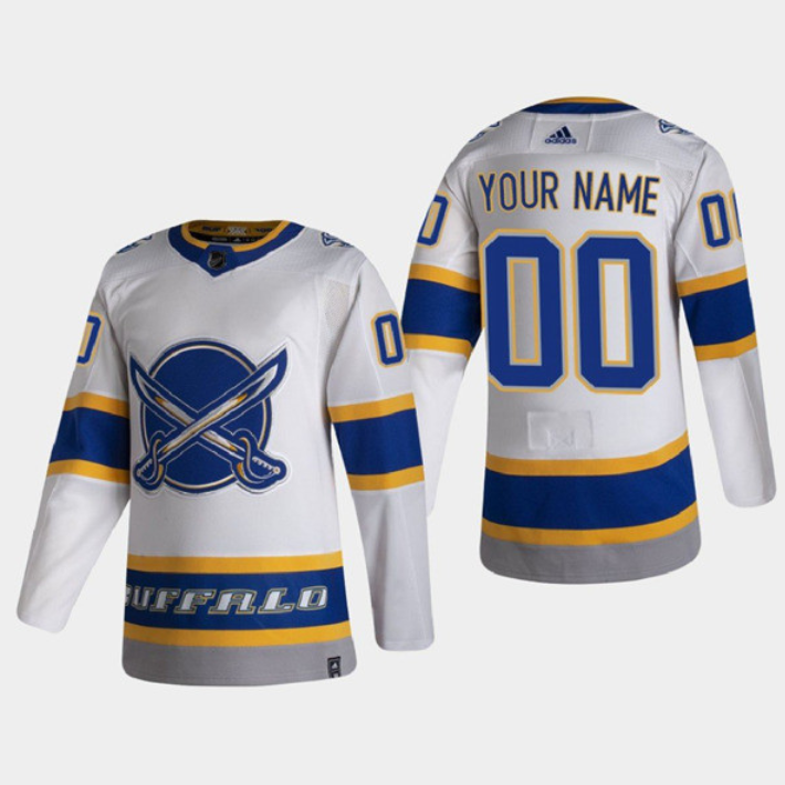 Buffalo Sabres Custom White 2020-21 Reverse Retro Stitched Jersey cheap jerseys for sale - CheapJerseys.Shop