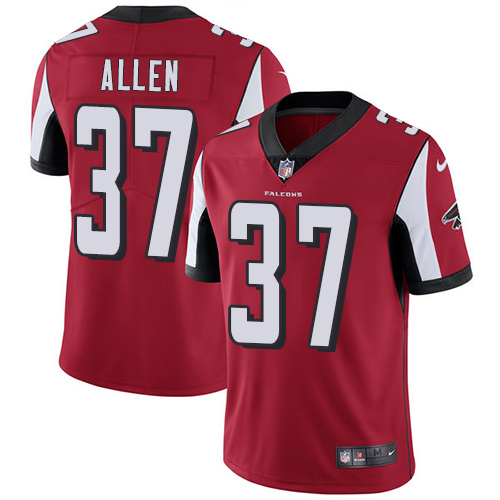 Atlanta Falcons #37 Ricardo Allen Red Team Color Men's Stitched Vapor Untouchable Limited Jersey Men's cheap jerseys for sale - CheapJerseys.Shop