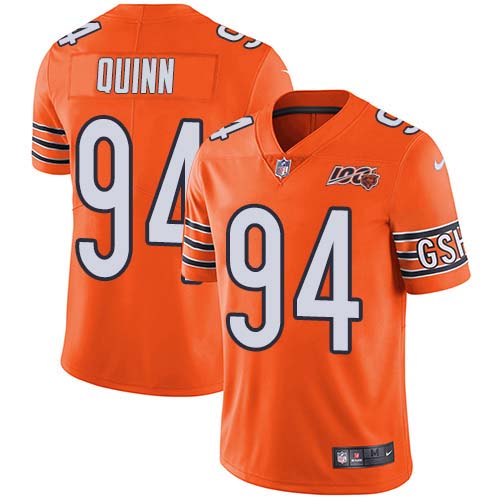 Chicago Bears #94 Robert Quinn Orange Men's Stitched Limited Rush 100th Season Jersey Men's cheap jerseys for sale - CheapJerseys.Shop