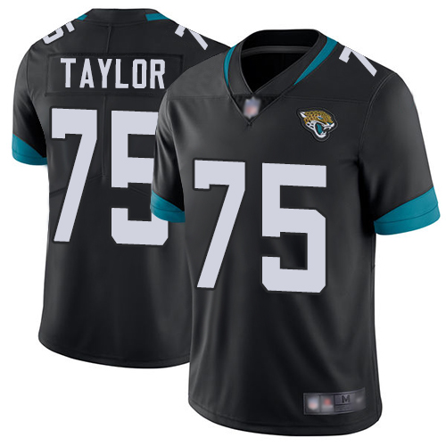 Jacksonville Jaguars #75 Jawaan Taylor Black Team Color Men's Stitched Vapor Untouchable Limited Jersey Men's cheap jerseys for sale - CheapJerseys.Shop