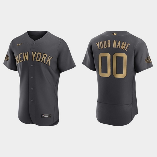 Men Custom New York Yankees 2022 All Star Game Authentic Charcoal Jersey cheap jerseys for sale - CheapJerseys.Shop