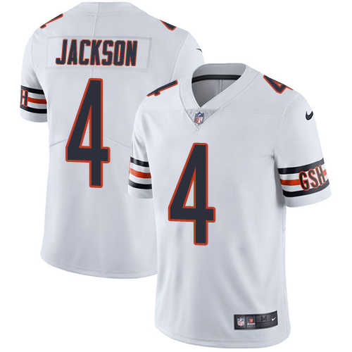Bears #4 Eddie Jackson White Men's Stitched Vapor Untouchable Limited Jersey cheap jerseys for sale - CheapJerseys.Shop