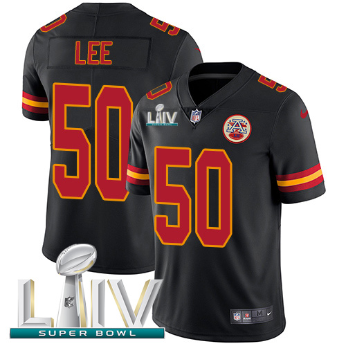 Kansas City Chiefs #50 Darron Lee Black Super Bowl LIV 2020 Youth Stitched Limited Rush Jersey Youth cheap jerseys for sale - CheapJerseys.Shop