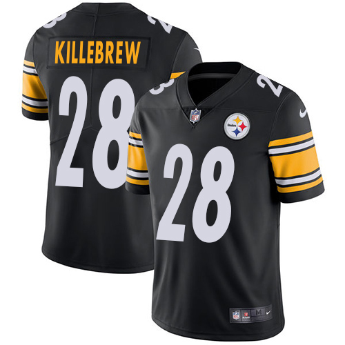 Steelers #28 Miles Killebrew Black Team Color Men's Stitched Vapor Untouchable Limited Jersey cheap jerseys for sale - CheapJerseys.Shop
