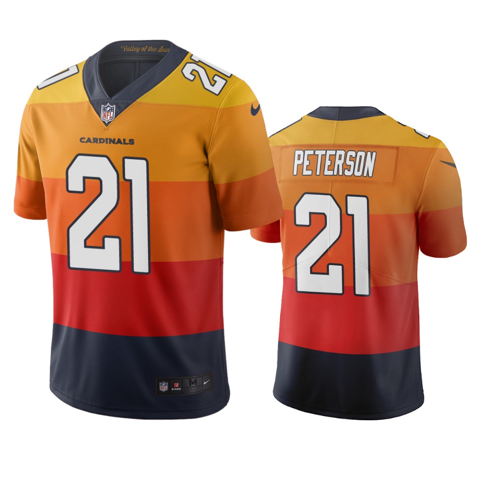 Arizona Cardinals #21 Patrick Peterson Sunset Orange Vapor Limited City Edition Jersey cheap jerseys for sale - CheapJerseys.Shop