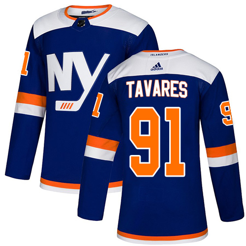 New York Islanders #91 John Tavares Blue Authentic Alternate Stitched Jersey Men's cheap jerseys for sale - CheapJerseys.Shop