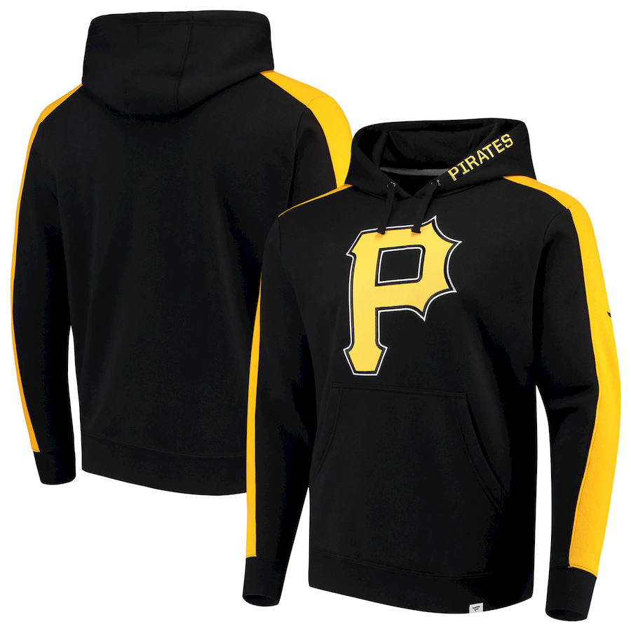 Pittsburgh Pirates Fanatics Branded Iconic Fleece Pullover Hoodie Black cheap jerseys for sale - CheapJerseys.Shop