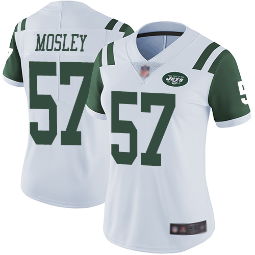 Jets #57 C.J. Mosley White Women's Stitched Vapor Untouchable Limited Jersey cheap jerseys for sale - CheapJerseys.Shop