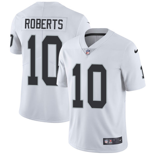 Las Vegas Raiders #10 Seth Roberts White Men's Stitched Vapor Untouchable Limited Jersey Men's cheap jerseys for sale - CheapJerseys.Shop