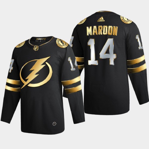 Tampa Bay Tampa Bay Lightning #14 Patrick Maroon Men's Black Golden Edition Limited Stitched Jersey Men's cheap jerseys for sale - CheapJerseys.Shop