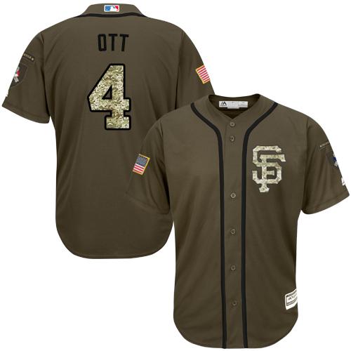 San Francisco Giants #4 Mel Ott Green Salute to Service Stitched Jersey Men's cheap jerseys for sale - CheapJerseys.Shop