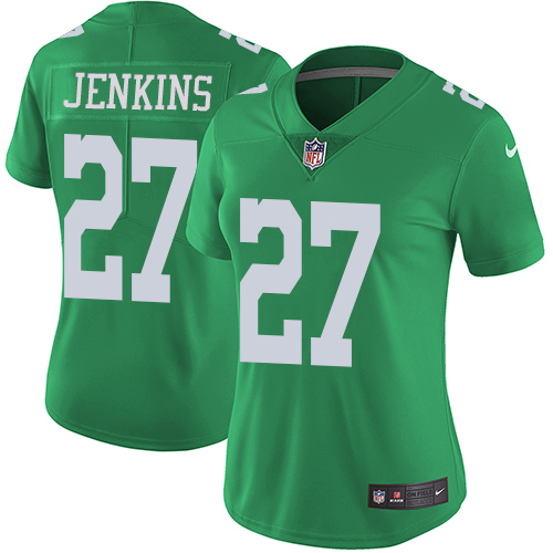 Philadelphia Eagles #27 Malcolm Jenkins Green Women's Stitched Limited Rush Jersey Womens cheap jerseys for sale - CheapJerseys.Shop