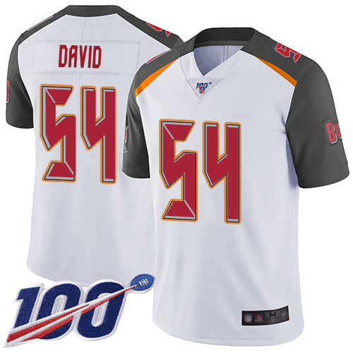 Buccaneers #54 Lavonte David White Men's Stitched 100th Season Vapor Limited Jersey cheap jerseys for sale - CheapJerseys.Shop