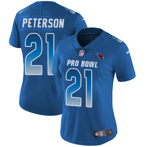 Cardinals #21 Patrick Peterson Royal Women's Stitched Limited NFC 2019 Pro Bowl Jersey cheap jerseys for sale - CheapJerseys.Shop