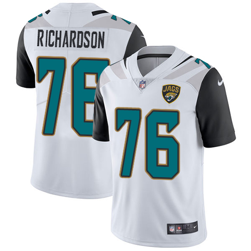 Jacksonville Jaguars #76 Will Richardson White Men's Stitched Vapor Untouchable Limited Jersey Men's cheap jerseys for sale - CheapJerseys.Shop