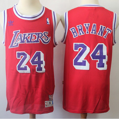 Los Angeles Lakers #24 Kobe Bryant Red Swingman Stitched Jersey Mens cheap jerseys for sale - CheapJerseys.Shop