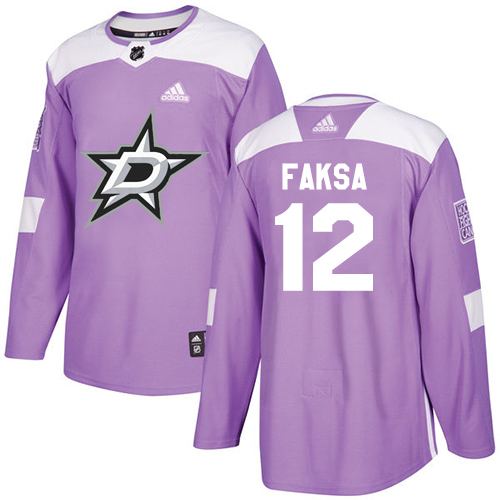 Dallas Stars #12 Radek Faksa Purple Authentic Fights Cancer Youth Stitched Jersey Youth cheap jerseys for sale - CheapJerseys.Shop